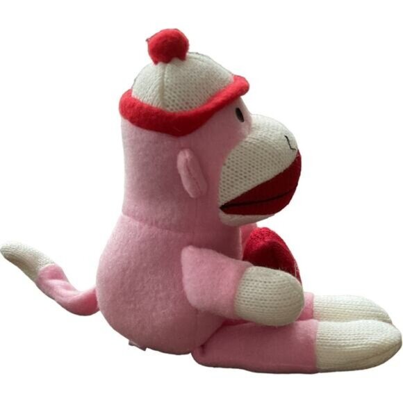 Animal Adventures Valentines Day Love Monkey holding a heart with hearts - Picture 3 of 9